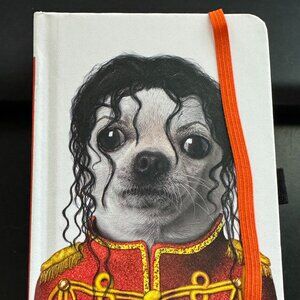 teNeues Famous Faces Michael Jackson White Chihuahua  Dog Journal Book Pets Rock